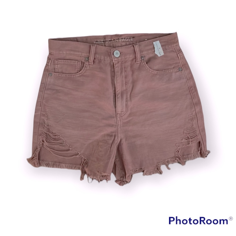 NWT AEO Cut-off High-Waisted Distressed Shorts